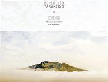 Tablet Screenshot of benedettotarantino.com